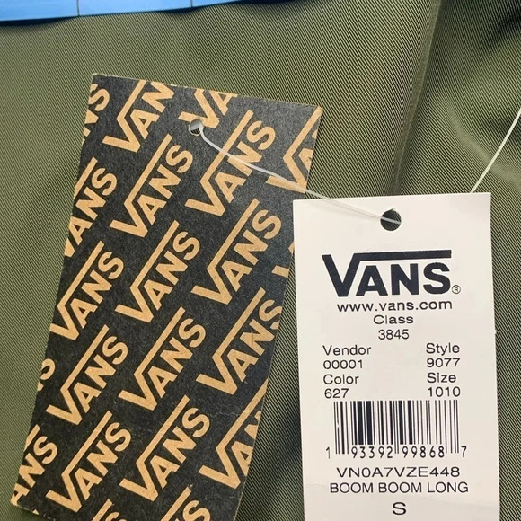 Vans Boom Olive Long Jacket Boom Olive Green NWT - Picture 8 of 14